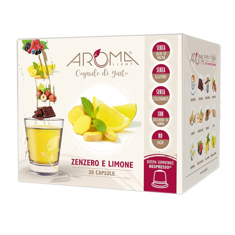 Capsule Nespresso Zenzero e Limone 1 capsule nespresso zenzero e limone